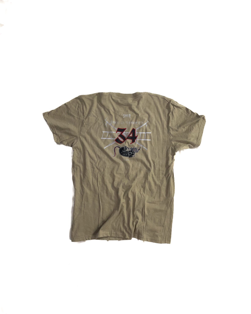 Hook & Ladder Rescue Rat T Shirt (Coyote)
