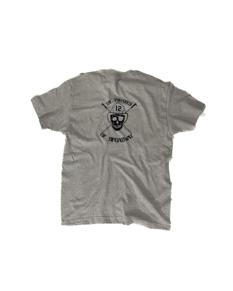Pirates Throwback T Shirt (Gray)