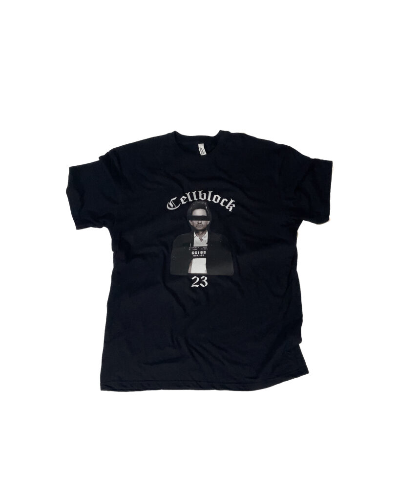 Cellblock 23 Central Booking T Shirt (Black)