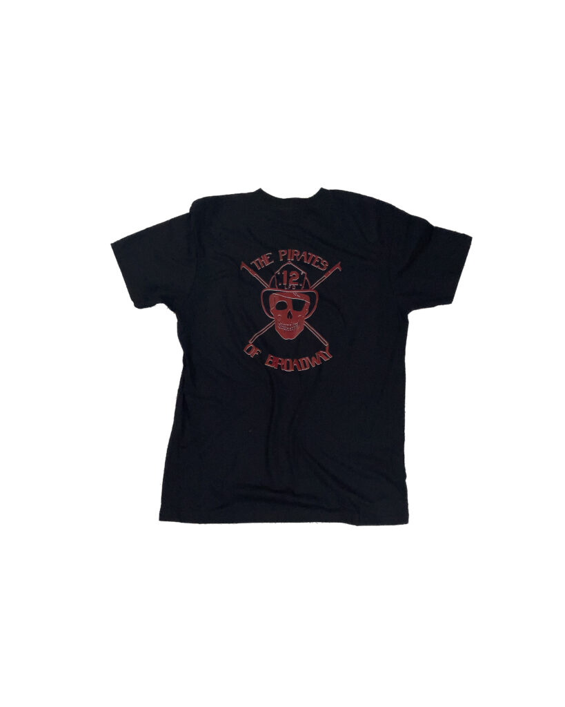 RED Pirates of Broadway Throwback T Shirt