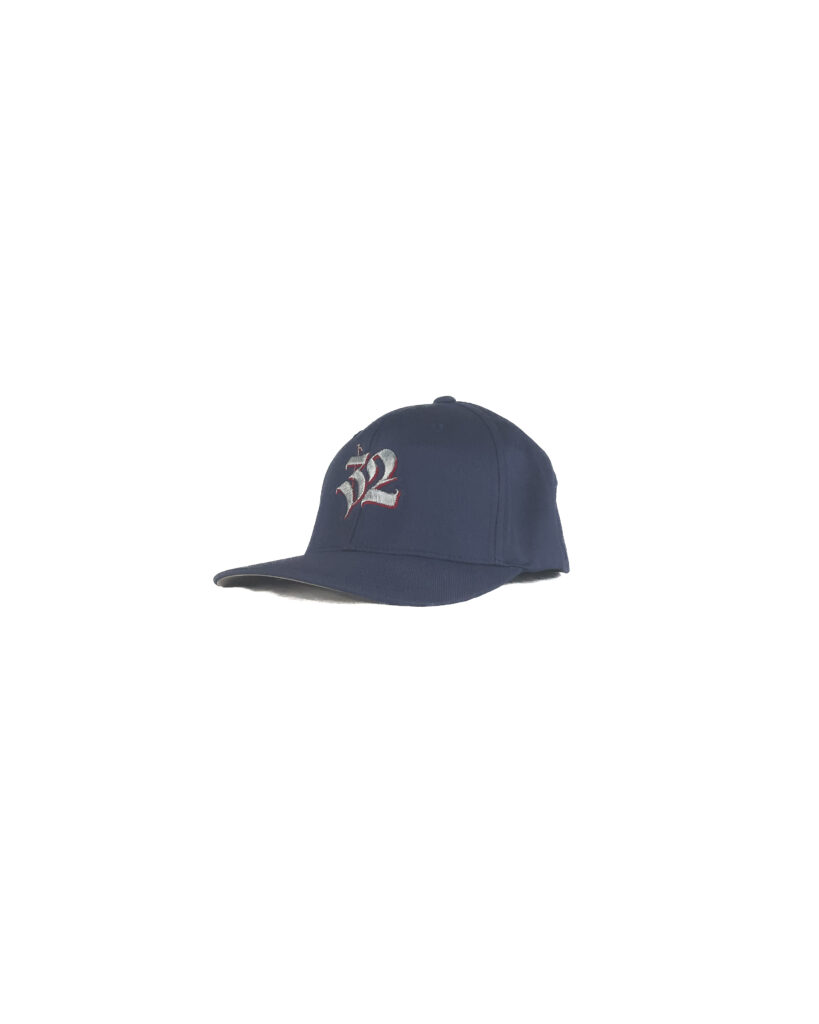 Silver & Red NY Hook Classic Flexfit Hat